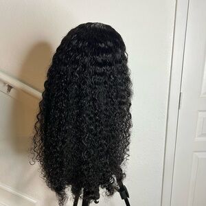 Luxurious Black Curly Hair Wig 13 * lace 250%